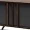 Baxton Studio Naoki Grey and Walnut Finished Wood 2-Door TV Stand 168-10927 - alternate 7